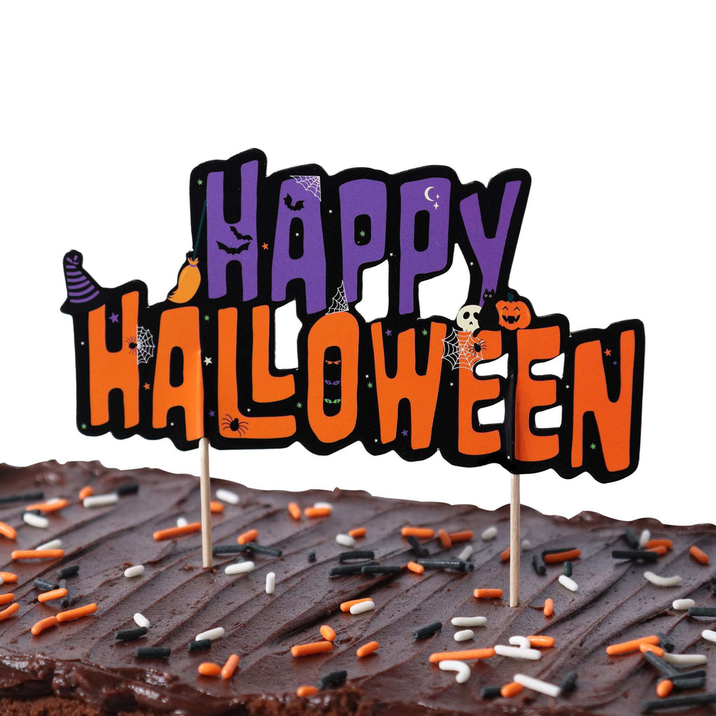 Happy Halloween Cake Topper