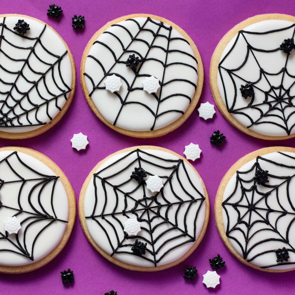 Sprinkle Charms décoratifs pour Halloween - Araignées (25g)