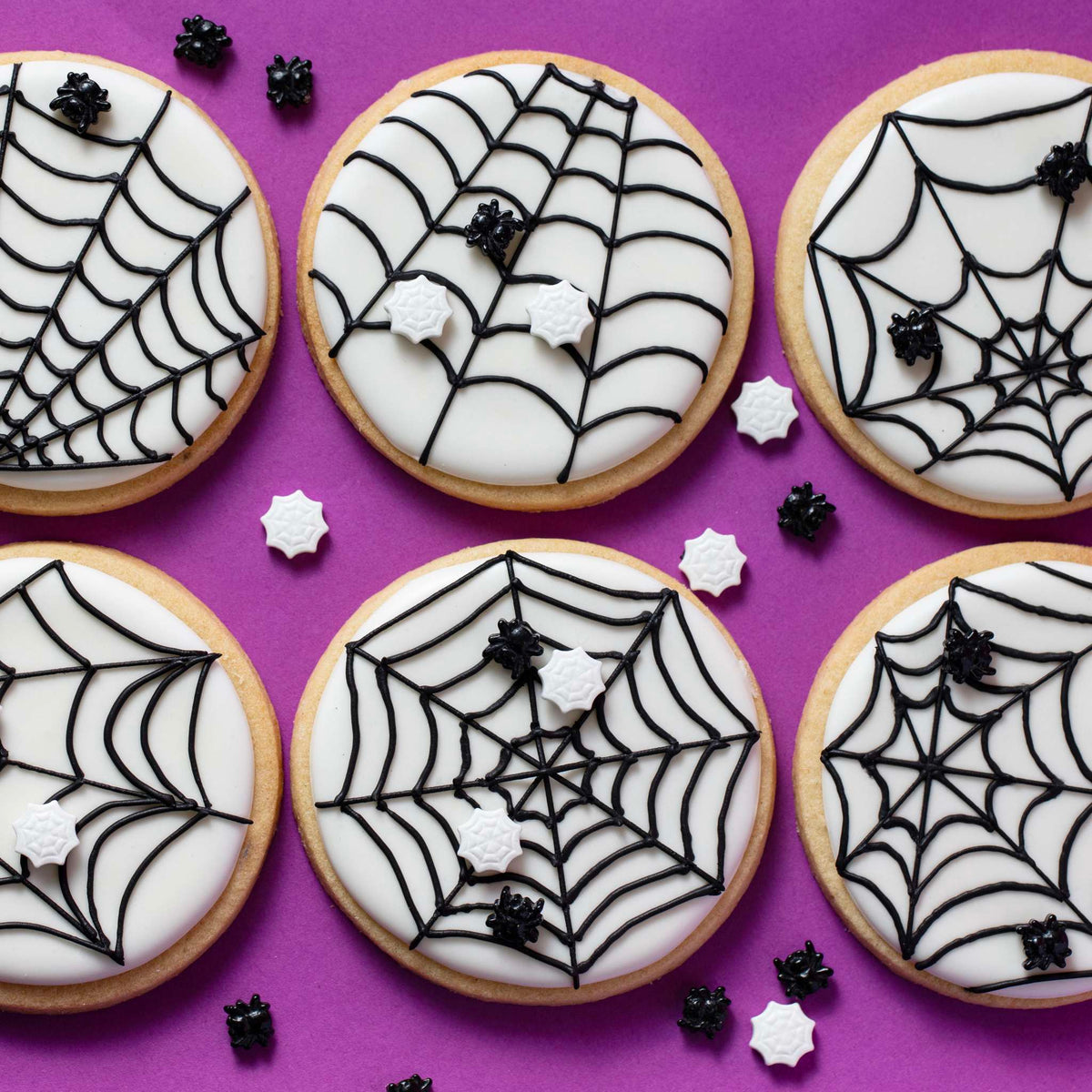 Sprinkle Charms décoratifs pour Halloween - Araignées (25g)