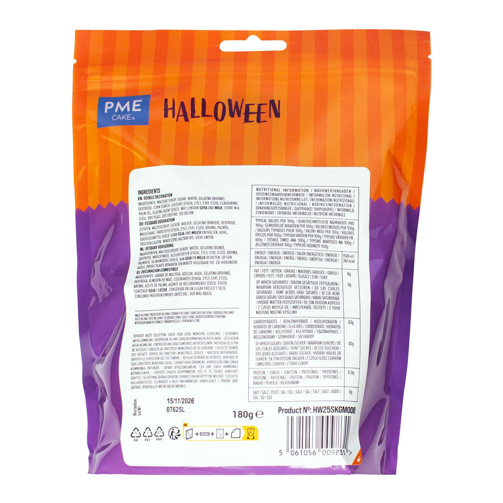 Halloween Marshmallows - Pak van 12 Pompoenen (180g)