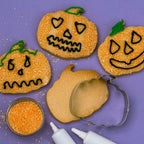 Pumpkins Biscuit Decorating Kit Pk/5 (116.7g)