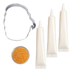 Pumpkins Biscuit Decorating Kit Pk/5 (116.7g)