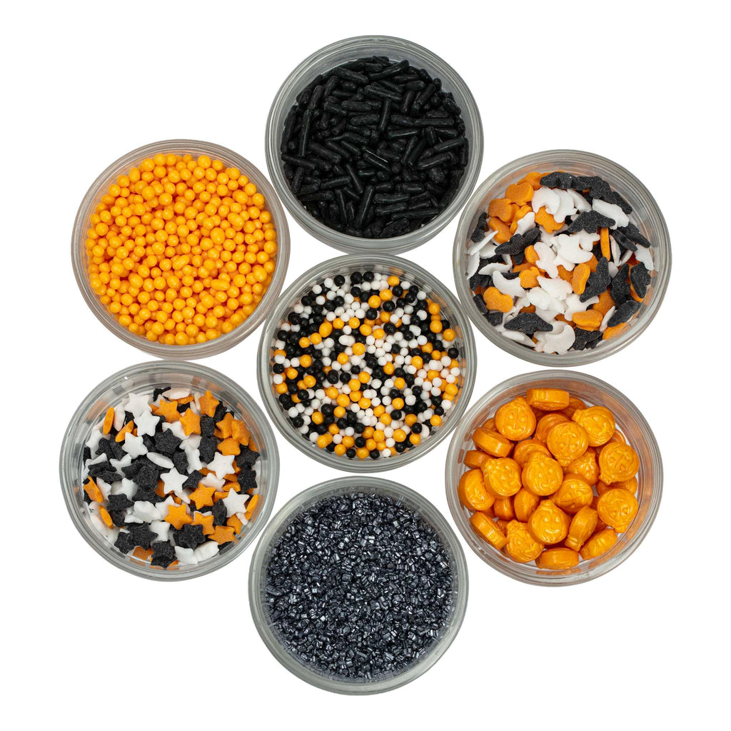 Surtido de Sprinkles de Halloween, Pack de 7 (52g / 1.83oz)