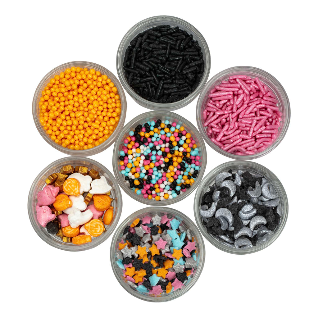 Moonlight Mischief Assorted Sprinkles Pk/7 (50g / 1.76oz)