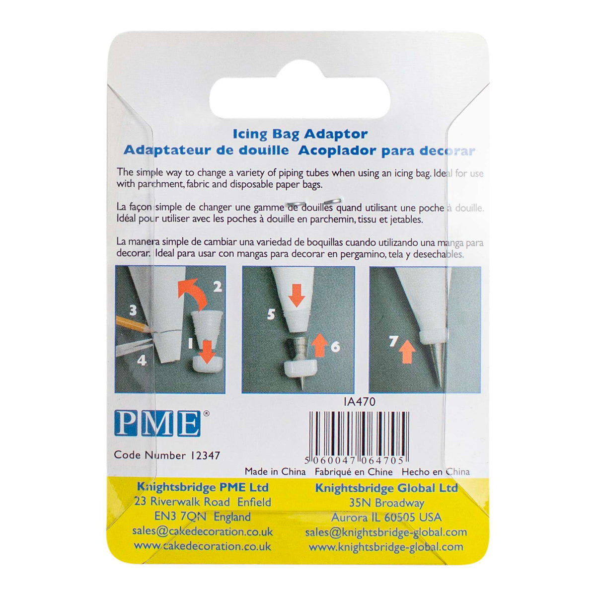 Glazuurzak Adapter Pk/1