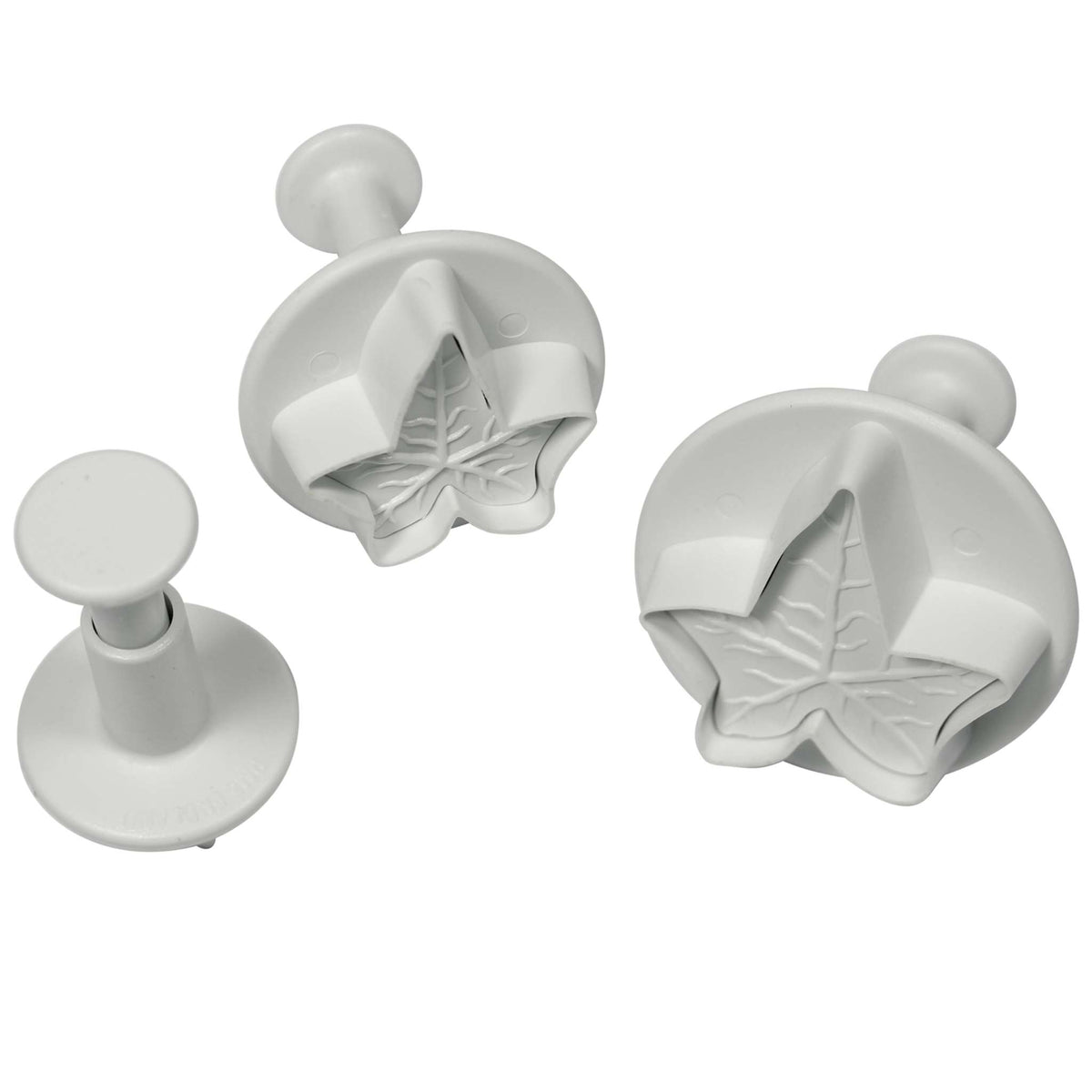 Veined Ivy Leaf Plunger Fondant Cutters Set Of 3