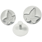 Set de Cortadores de Émbolo de Hoja de Hiedra, Tamaños Extra-Grande, 2X-Grande y 3X-Grande, Juego de 3