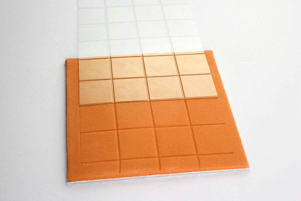 Impressie Mat - Groot Vierkantontwerp (150 x 305mm / 6 x 12")