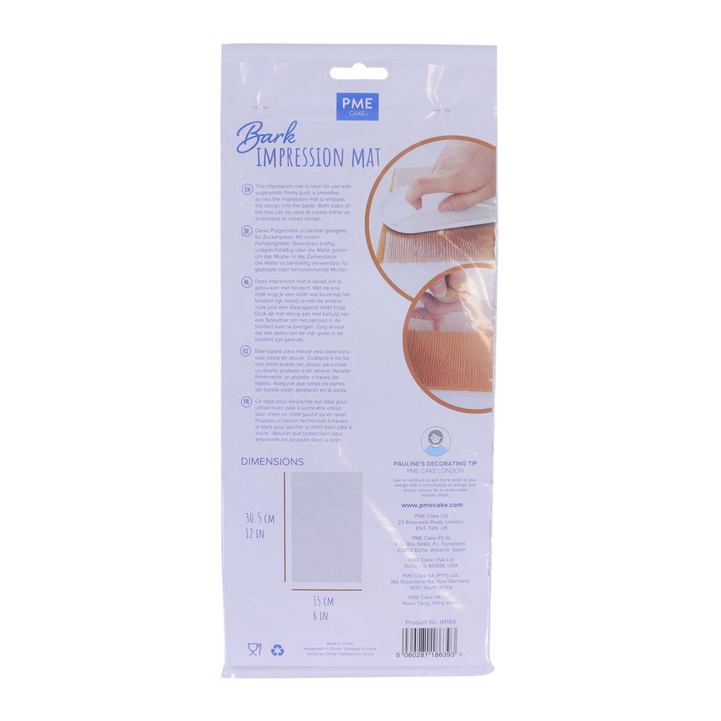 Bark Design Impression Mat  (15 x 30.5cm / 6 x 12in)
