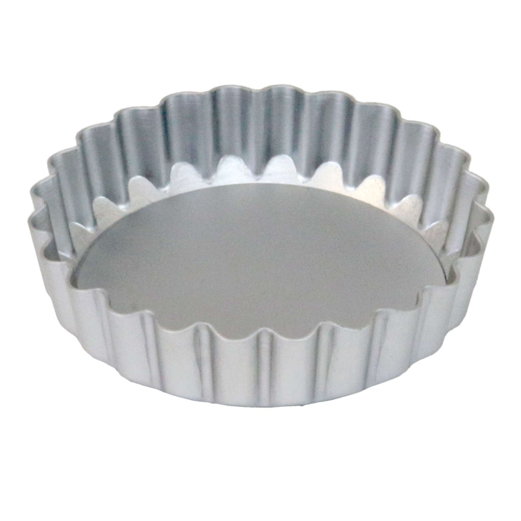 Loose Bottom Flan Aluminium Cake Tin (4 x 1" / 100 x 25mm)