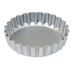 Loose Bottom Flan Aluminium Cake Tin (4 x 1" / 100 x 25mm)