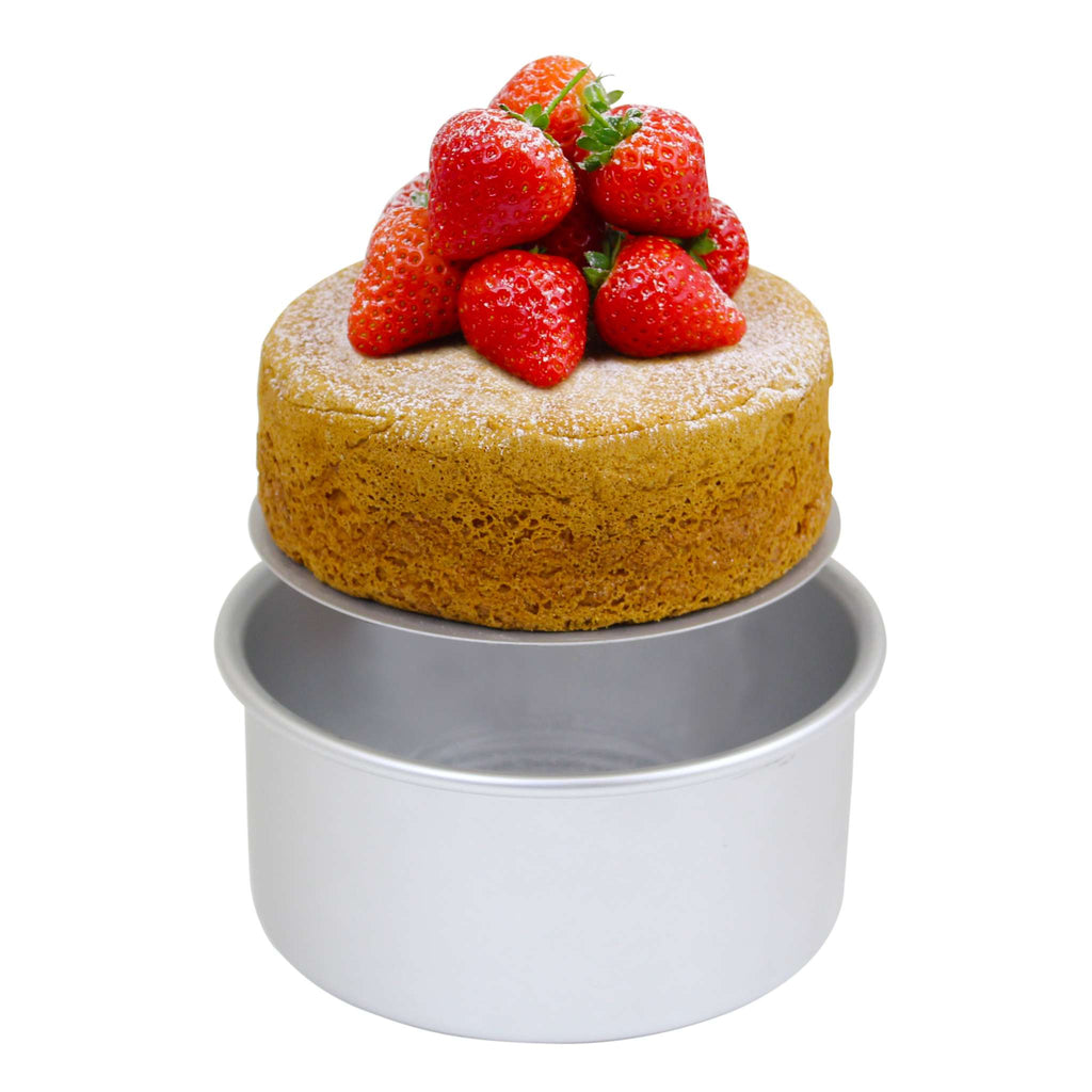 Round Loose Bottom Aluminium Cake Tin (7 x 3" / 178 x 76mm)