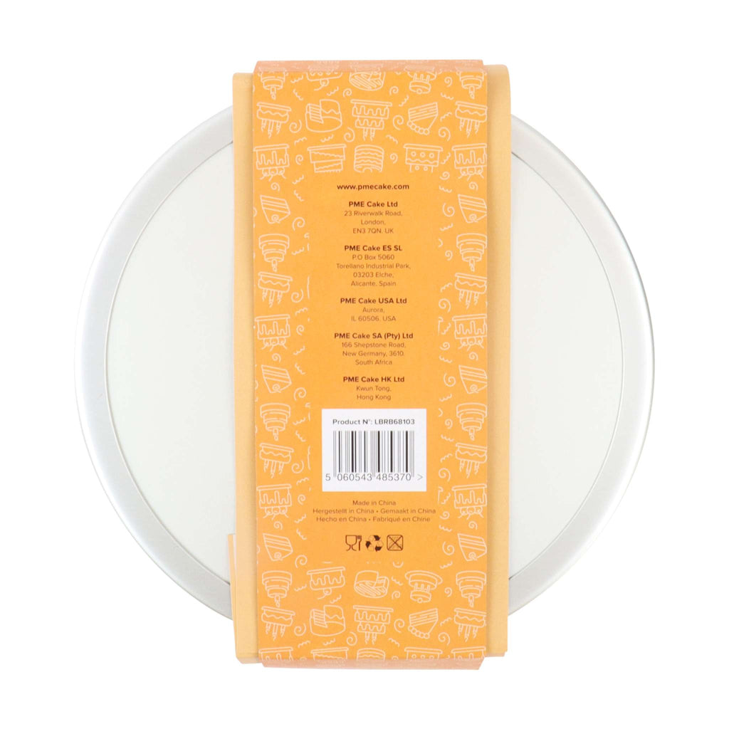Loose Bottom Round Aluminium Cake Tins Set Of 3 (6, 8, 10" x 3")