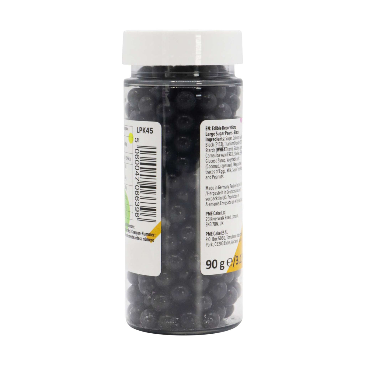Große Zuckerperlen - Schwarz (90g / 3.17oz)
