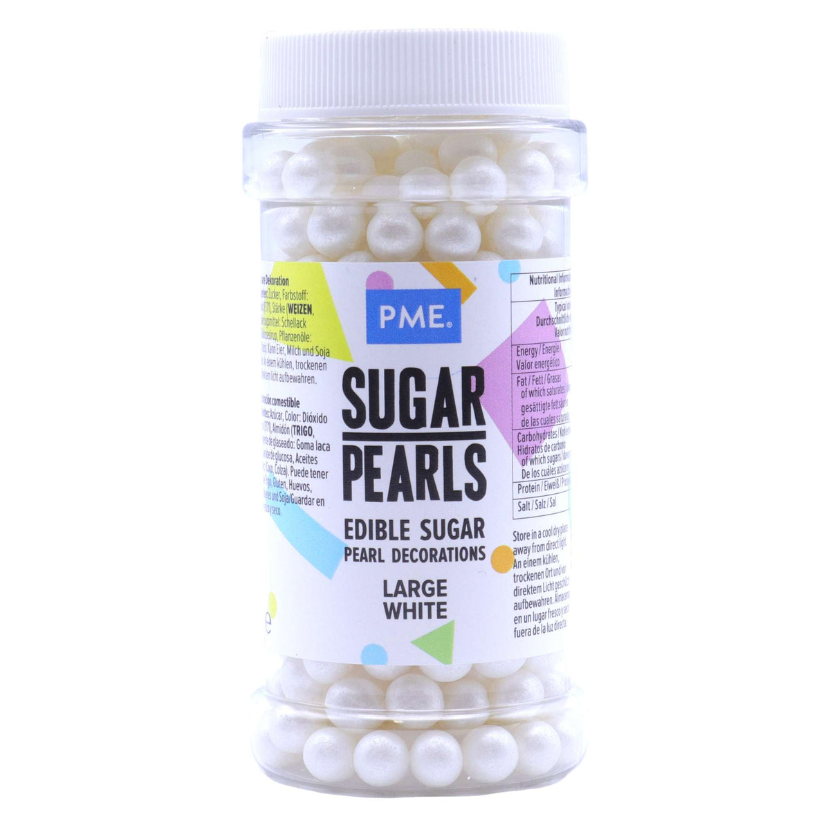 Large Perles de Sucre - White (90g / 3.17oz)