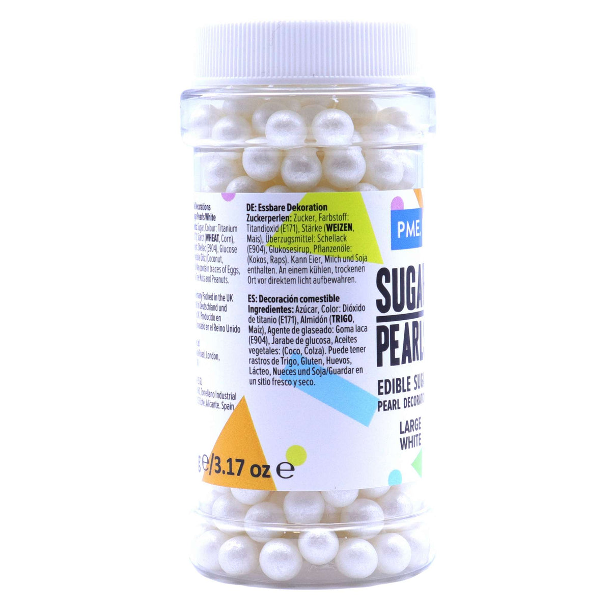 Large Perles de Sucre - White (90g / 3.17oz)