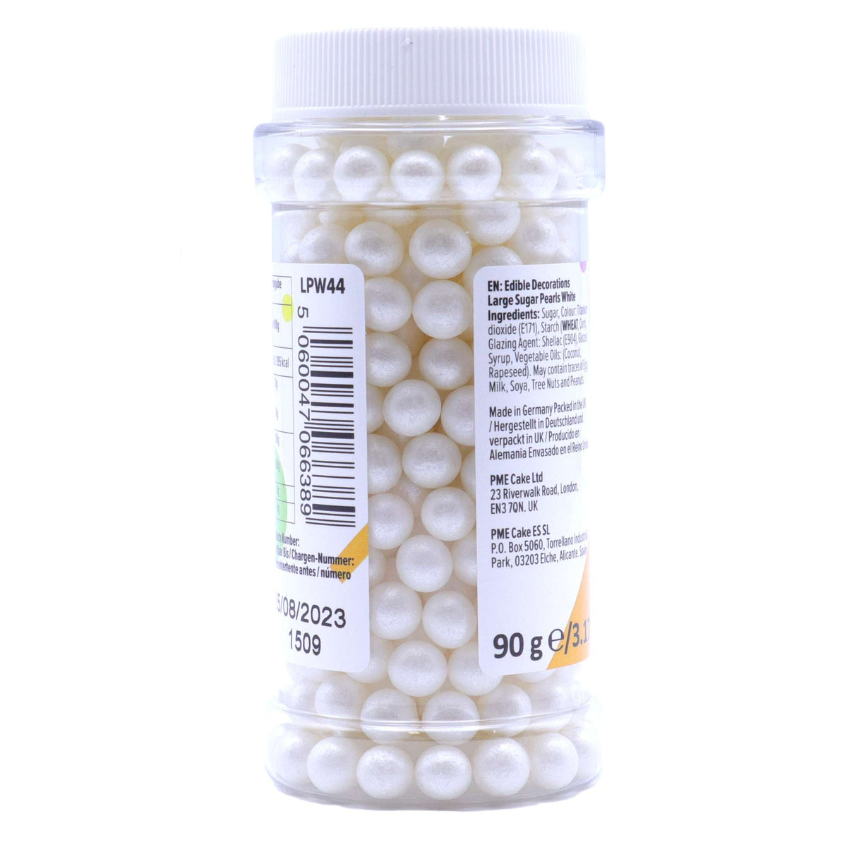 Große Zuckerperlen - Weiß (90g / 3.17oz)