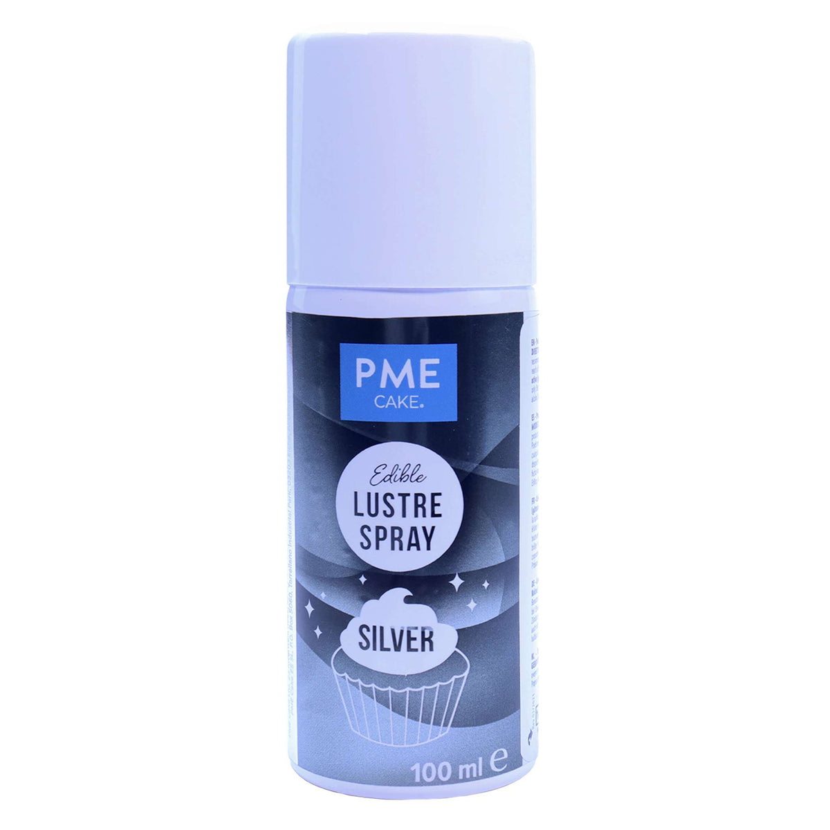 Silver Ti02 Free Edible Lustre Spray (100ml)