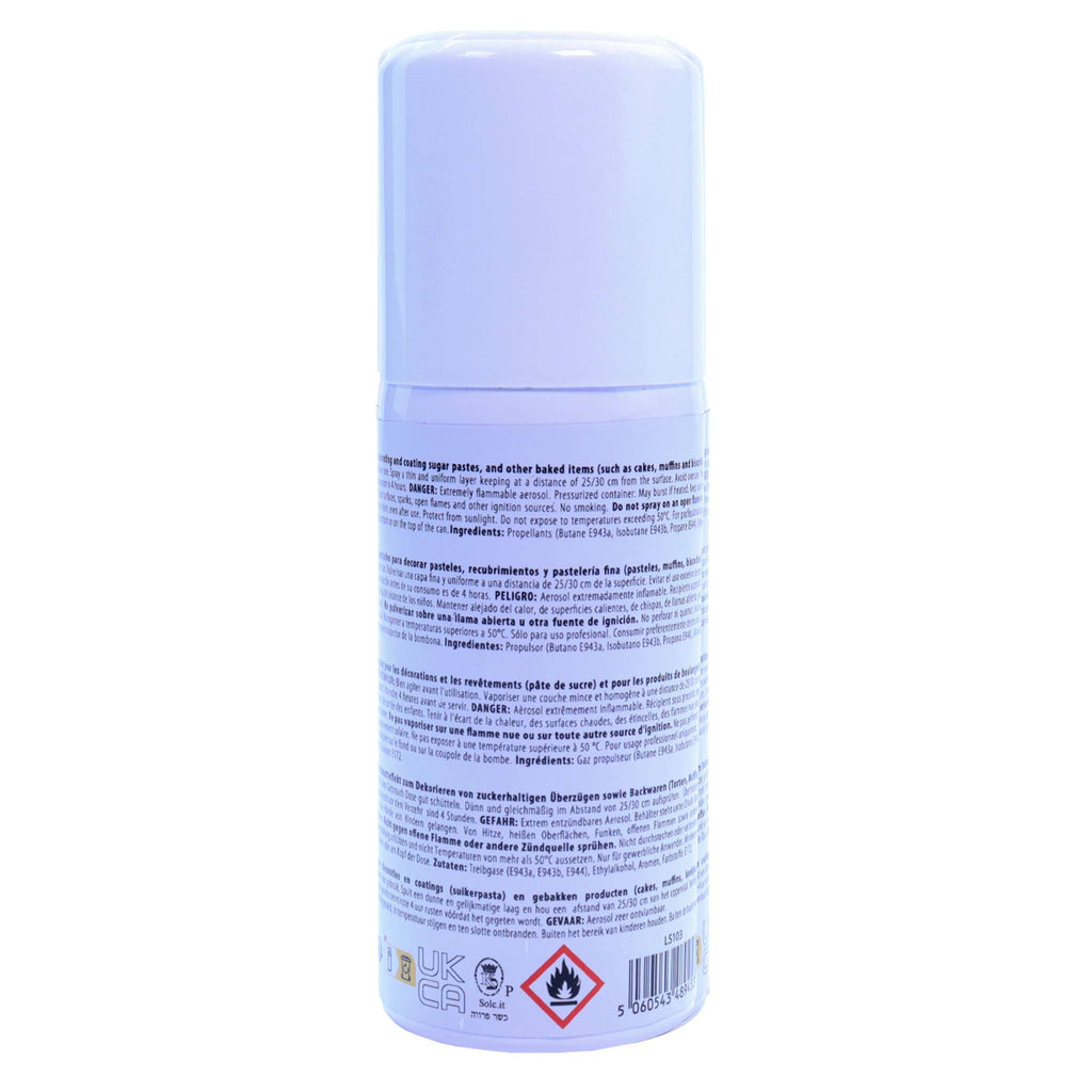 Silver Ti02 Free Edible Lustre Spray (100ml)