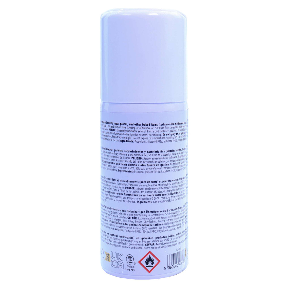 Silver Ti02 Free Edible Lustre Spray (100ml)