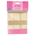 Wooden Lolly Sticks Pk/50