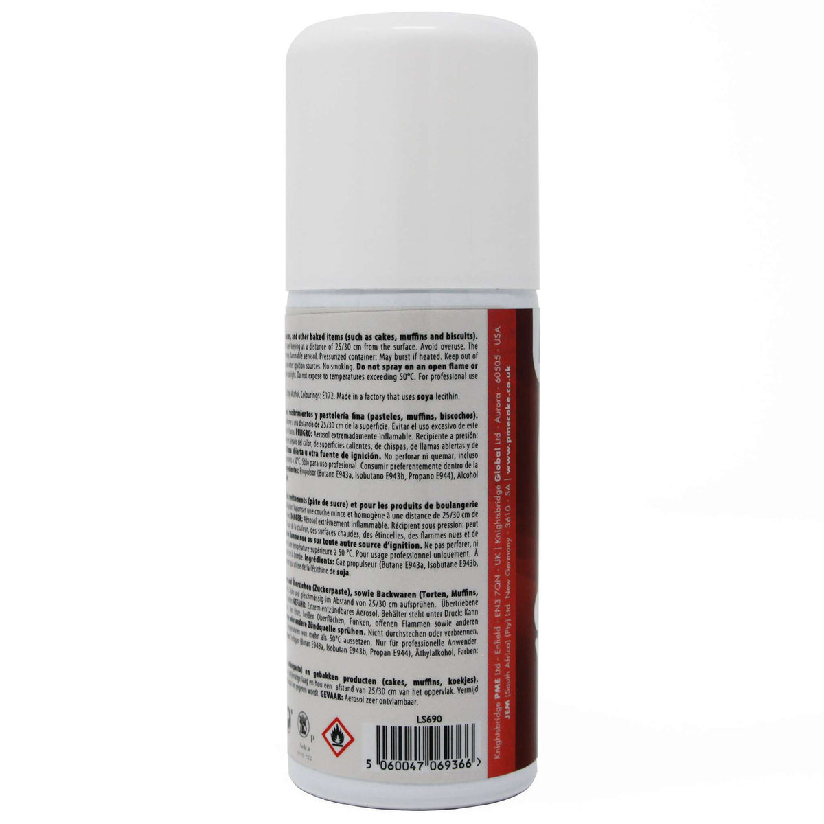 Spray Lustre Comestible - Rojo (100ml)