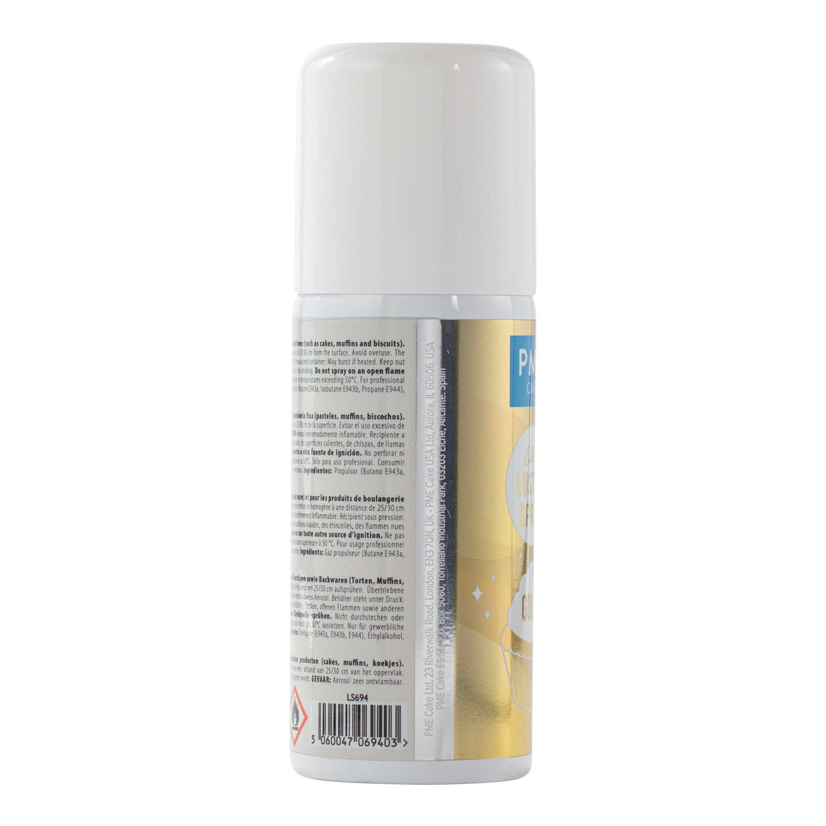 Spray Lustre Comestible - Oro (100ml)