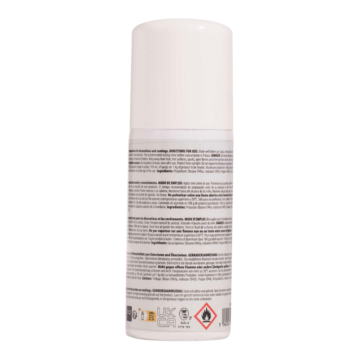 Spray Lustre Comestible - Azul Bebé (100ml)