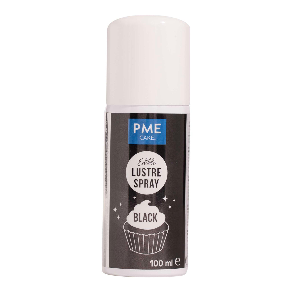 Spray Lustre Comestible - Negro (100ml)