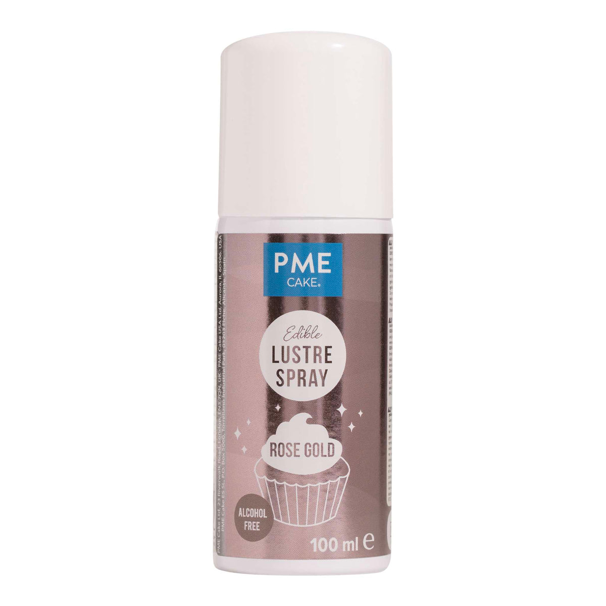 Rose Gold Alcohol Free Edible Lustre Spray (100ml)