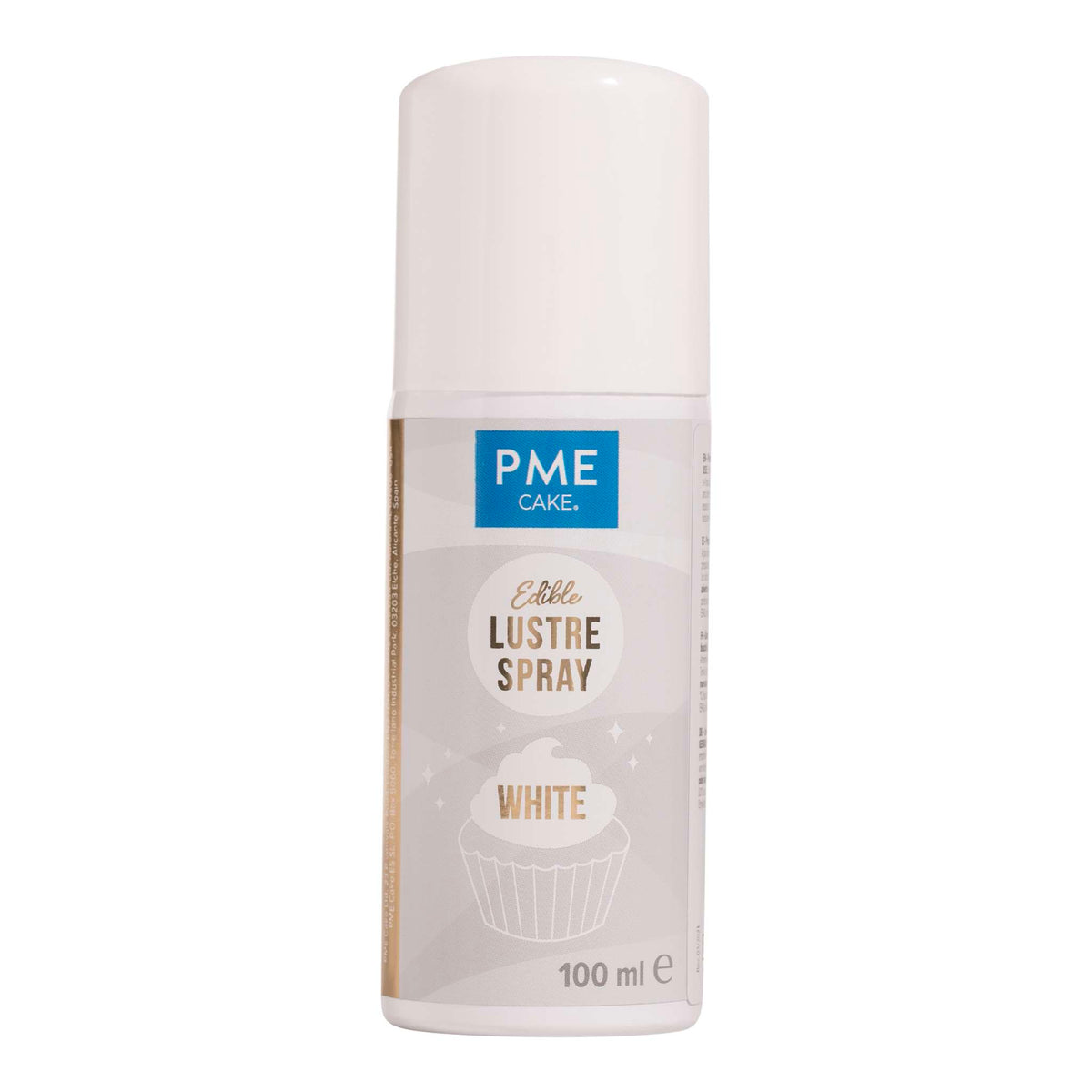 Spray Lustre Comestible - Blanco (100ml)