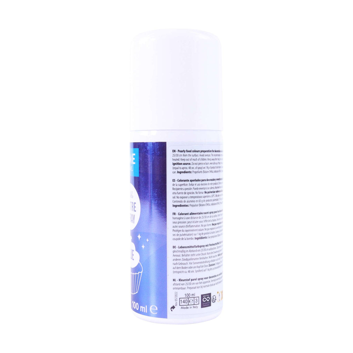 Blue Ti02 Free Edible Lustre Spray (100ml)