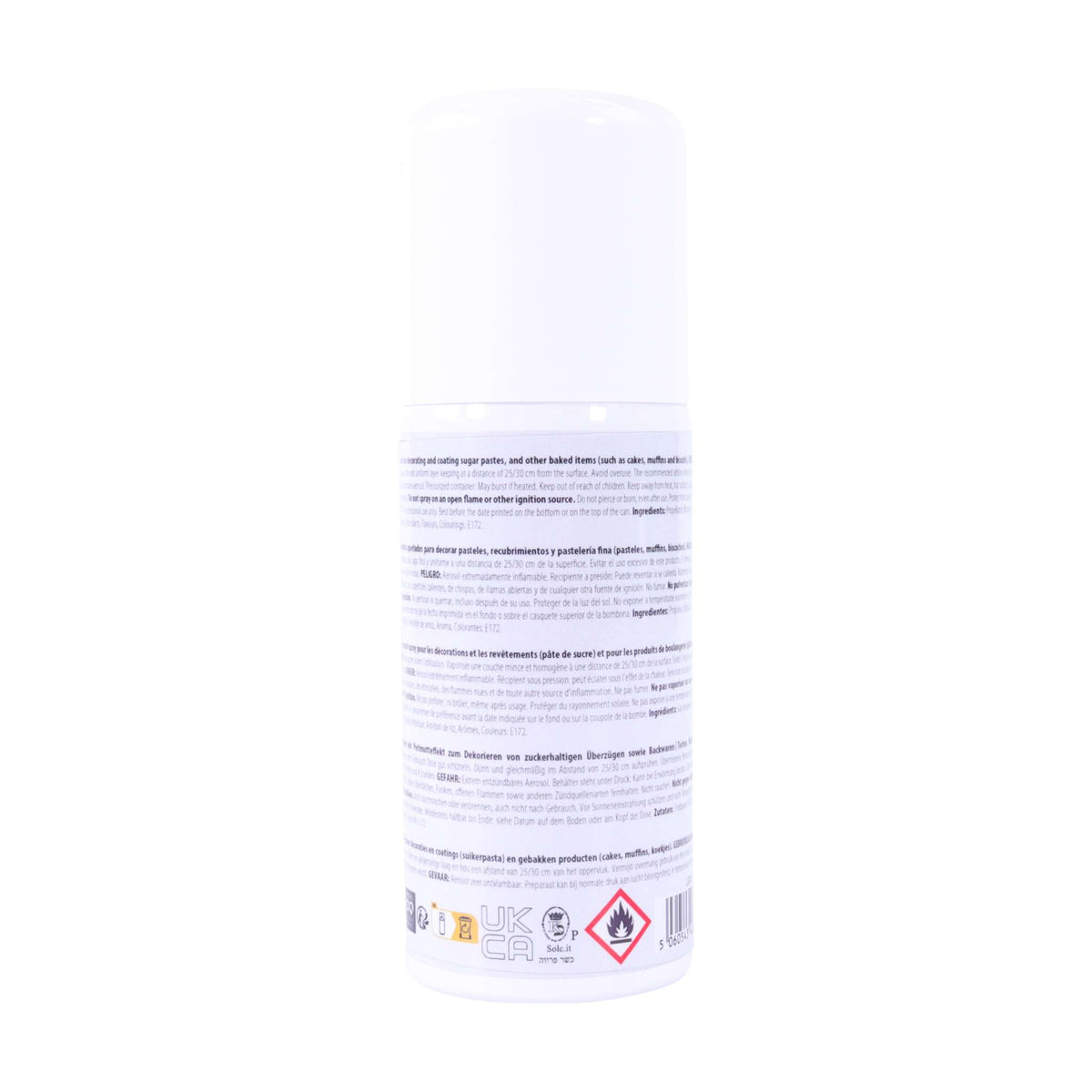 Spray Lustre Comestible - Negro (100ml)