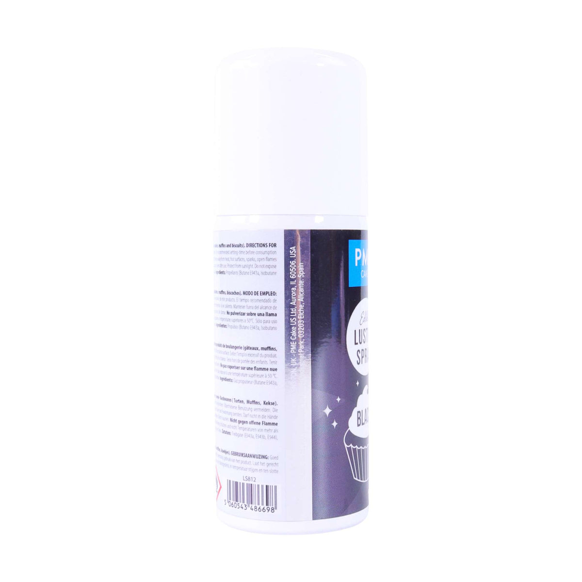 Spray Lustre Comestible - Negro (100ml)