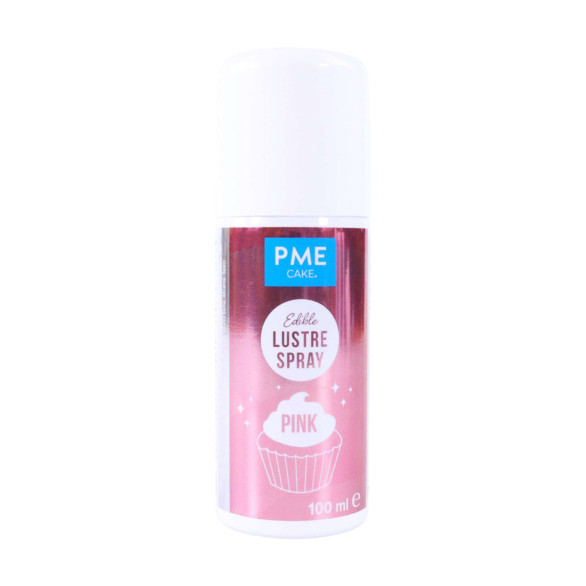 Eetbare Glans Kleurspray - Roze (100ml)