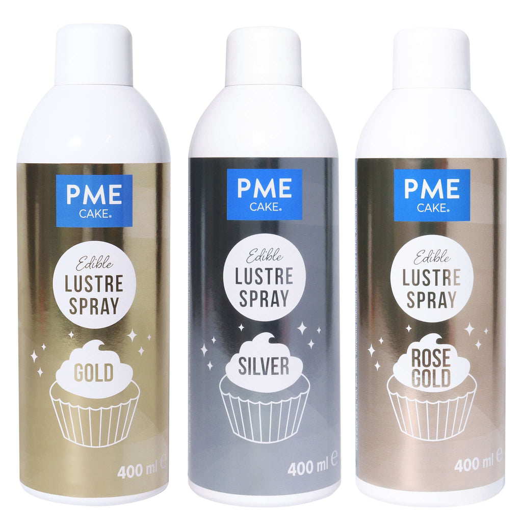 Gold Ti02 Free Edible Lustre Spray (400ml)