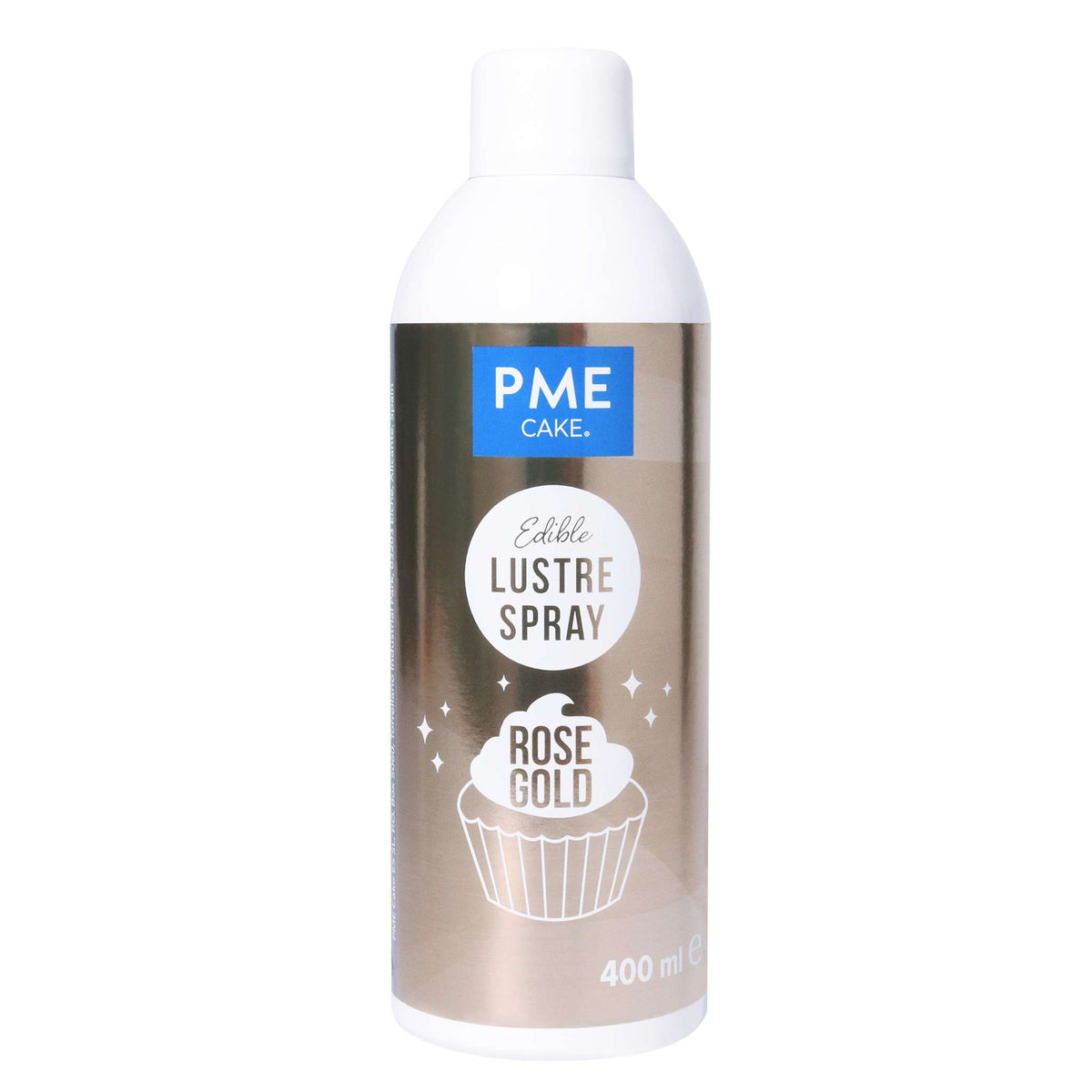 Rose Gold Ti02 Free Edible Lustre Spray (400ml)