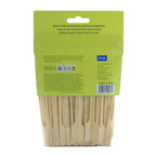 Brochetas de Bambú con forma Plana de 12cm, 100 unidades
