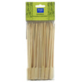Brochetas de Bambú con forma Plana de 18cm, 50 unidades
