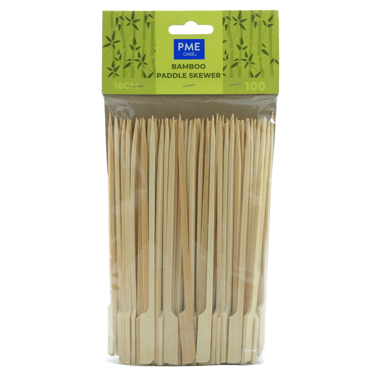 Bambus-Schöpflöffel-Spieße 18cm, 100 stück