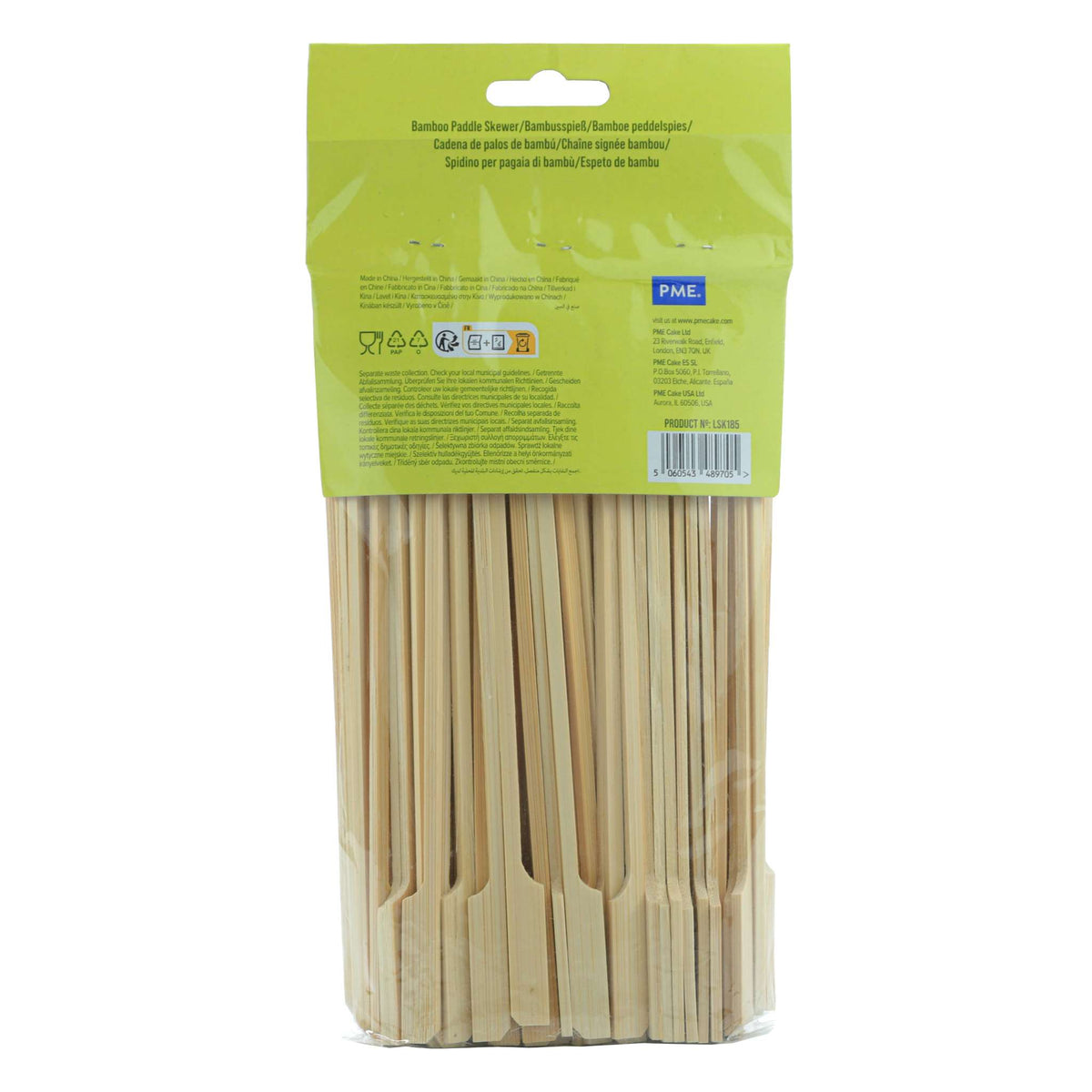 Bambus-Schöpflöffel-Spieße 18cm, 100 stück