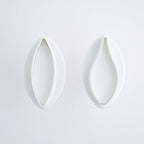 Floral Plunger Cutters - Klein Geaderde Lelie Set van 2 (60mm / 2.4")