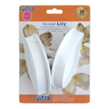 Large Veined Lily Plunger Fondant Cutters Set Of 2