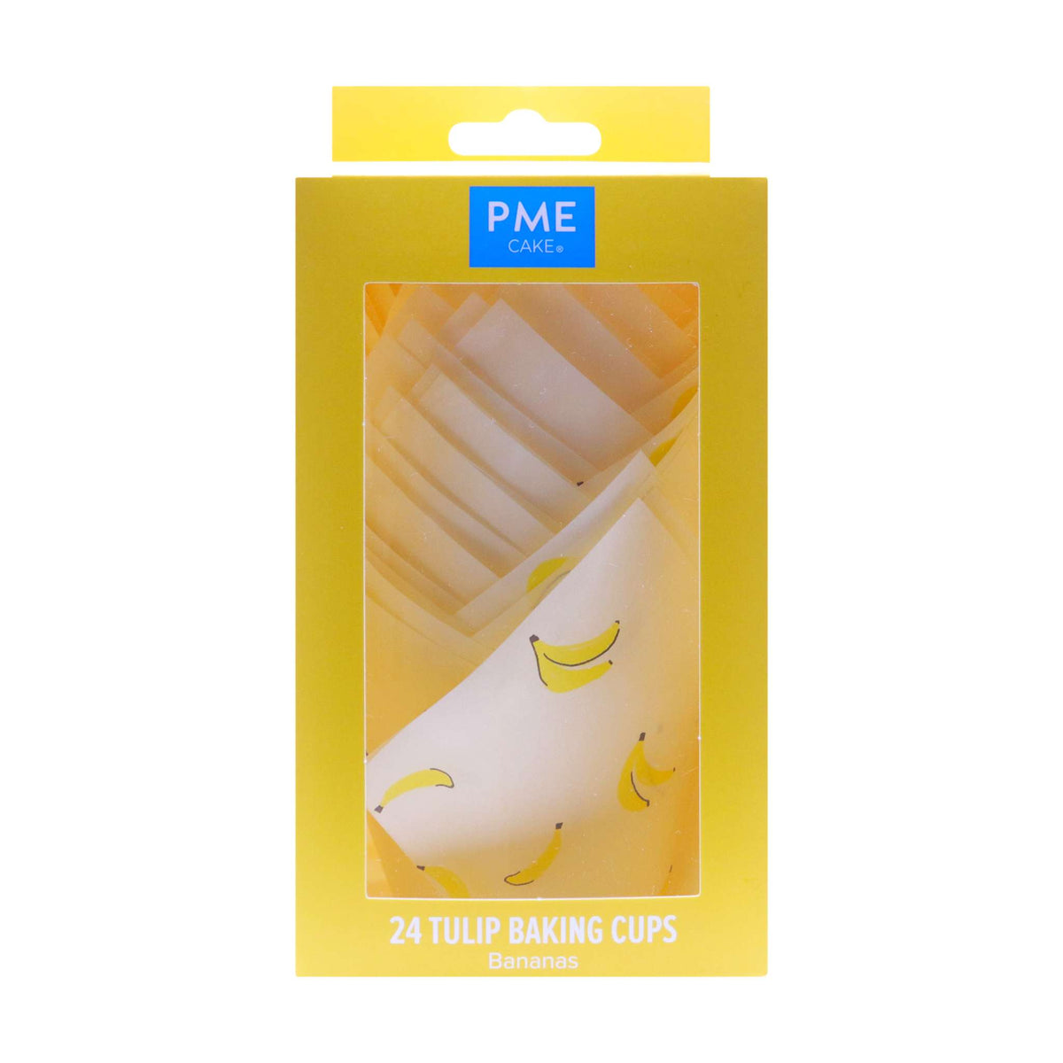 Molde para Muffin de Tulipán - Plátano Pk/24