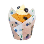 Blueberries Tulip Shaped Baking Cups Pk/24