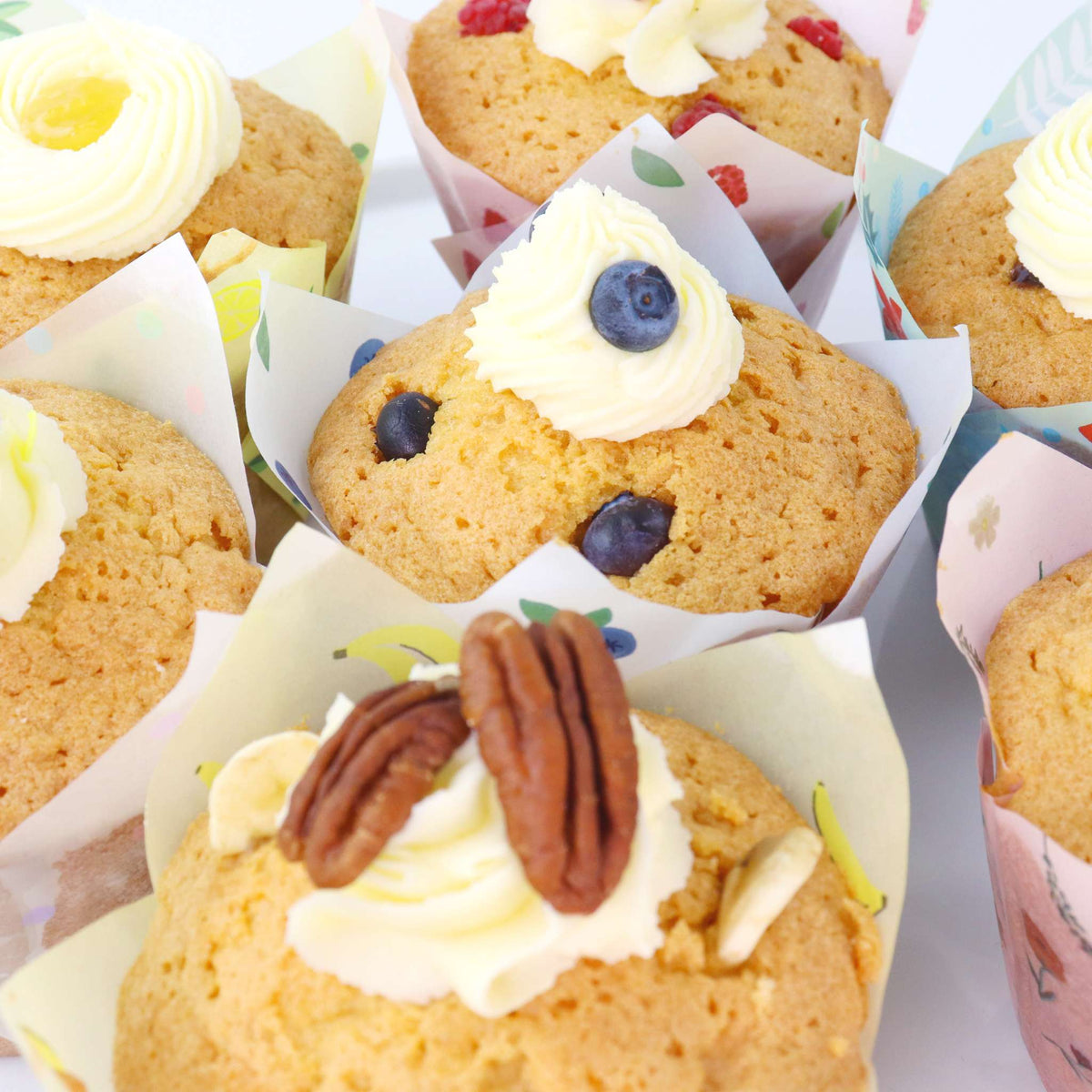 Molde para Muffin de Tulipán - Arándano Pk/24