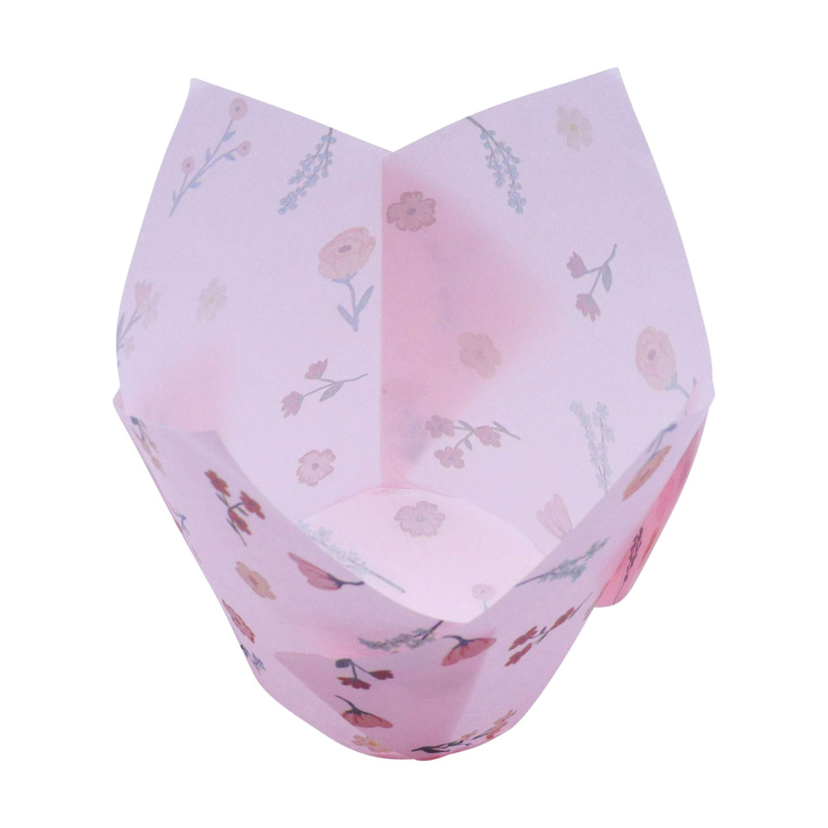 Molde para Muffin de Tulipán - Flores Aisladas Pk/24