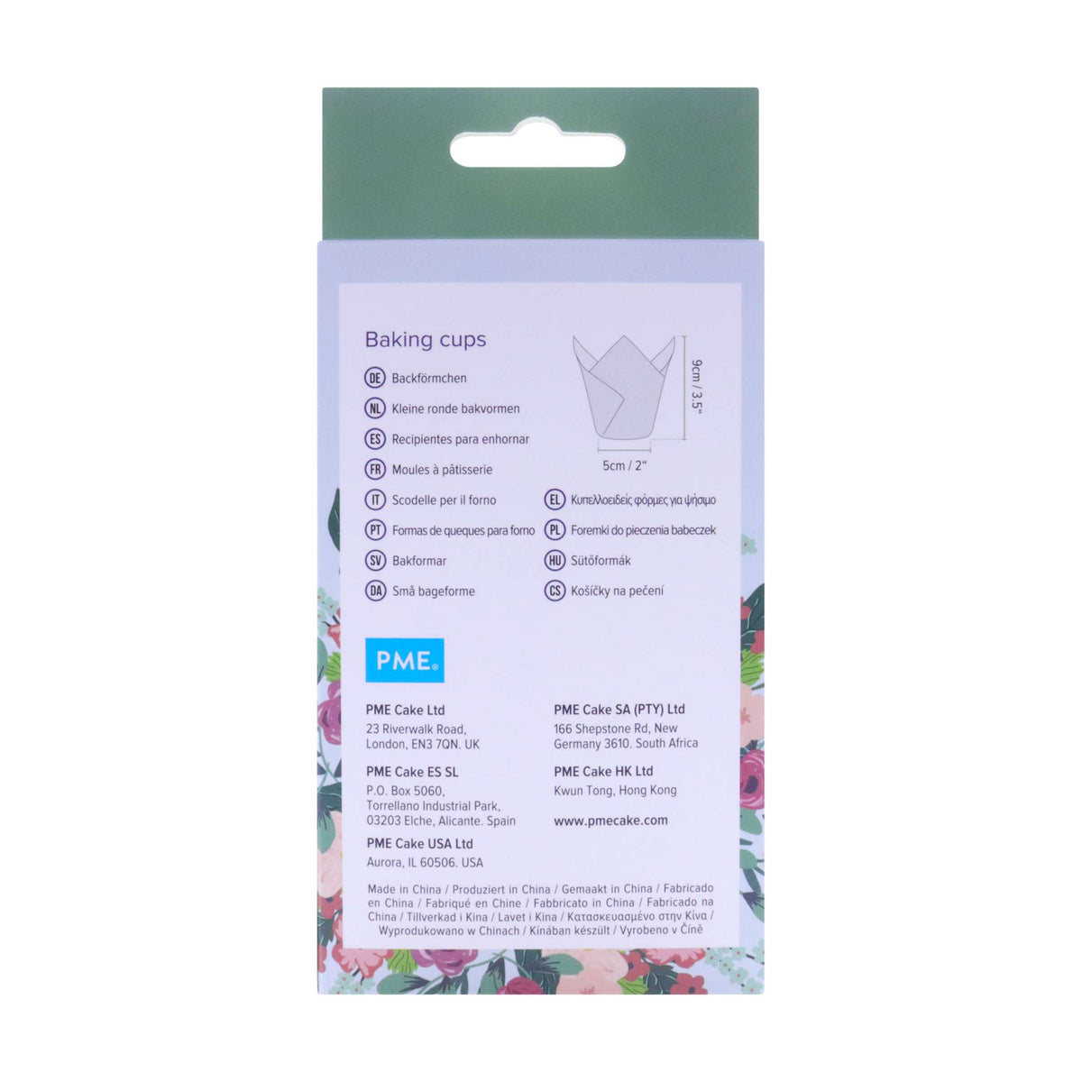 Molde para Muffin de Tulipán - Ramo de Flores Pk/24