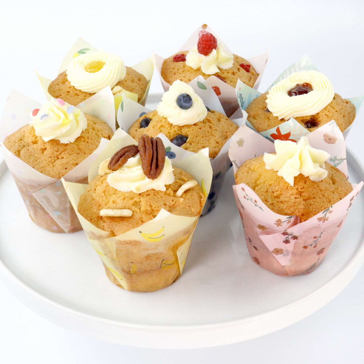 Molde para Muffin de Tulipán - Ramo de Flores Pk/24
