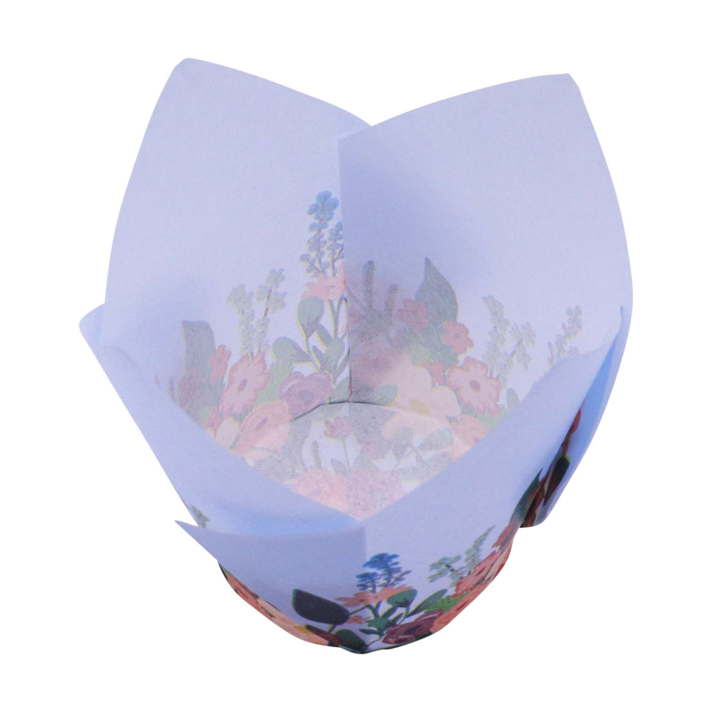 Caissettes à muffins en forme de tulipe - Bouquet de fleurs Pk/24
